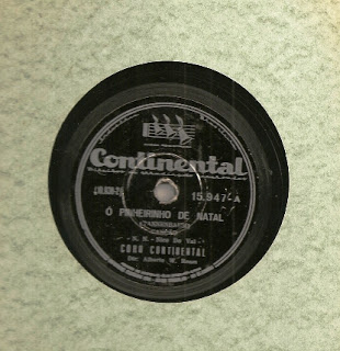 Coro Continental e Alberto W. Ream – 78 RPM