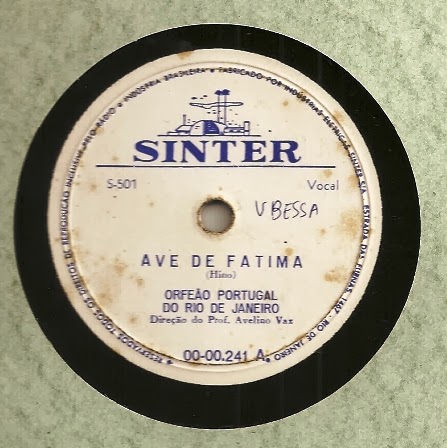 Orfeão Portugal do Rio de Janeiro – 78 RPM