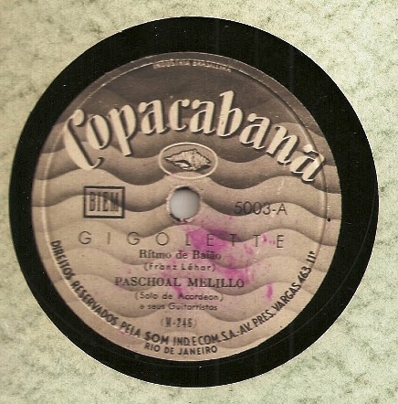 Paschoal Melillo – 78 RPM