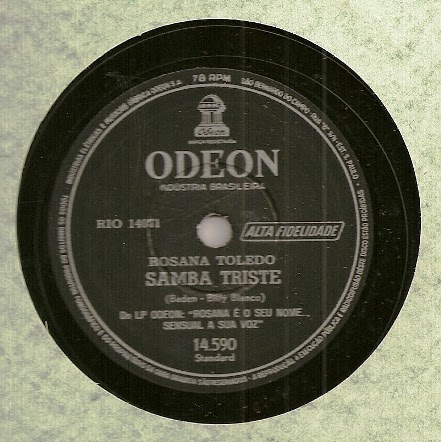 Rosana Toledo – 78 RPM