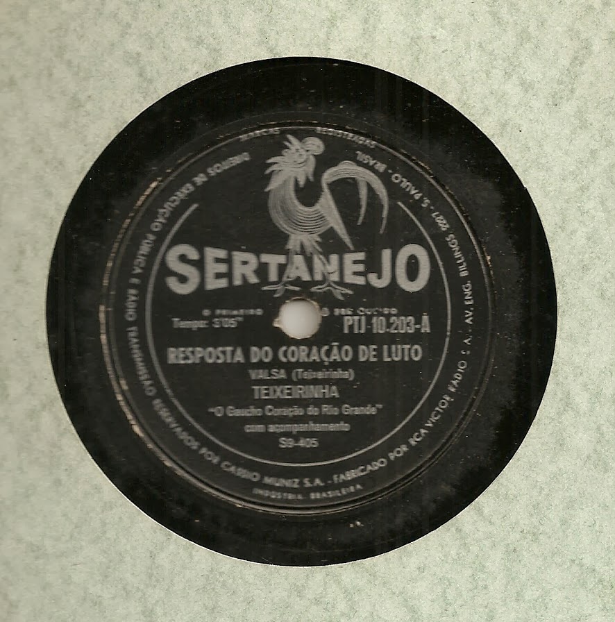 Teixeirinha – 78 RPM