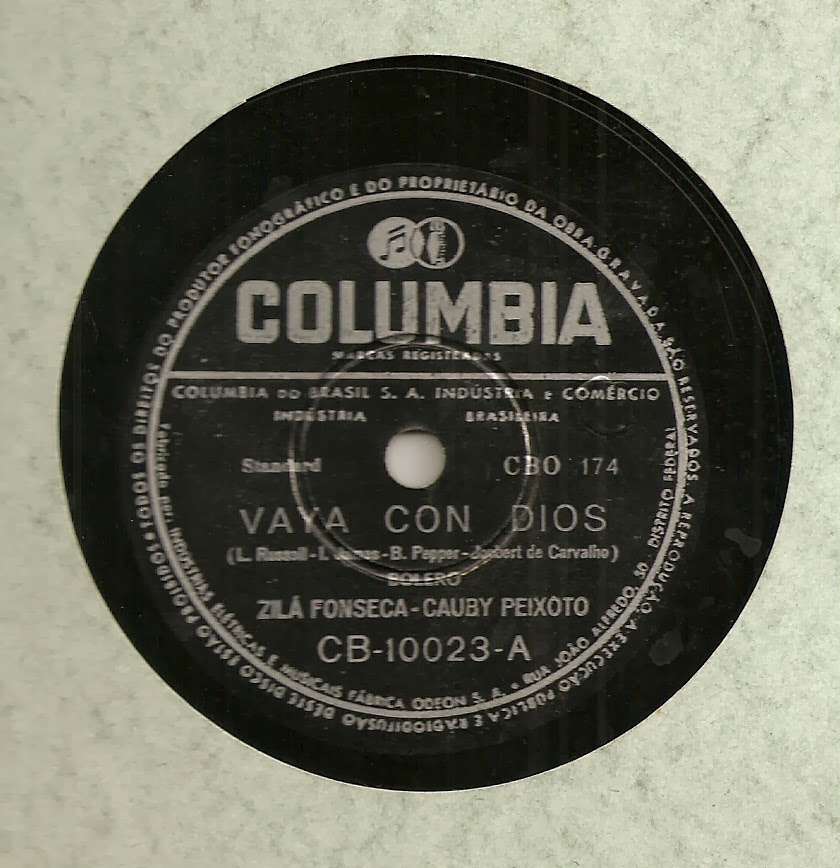 Zilah Fonseca e Cauby Peixoto – 78 RPM