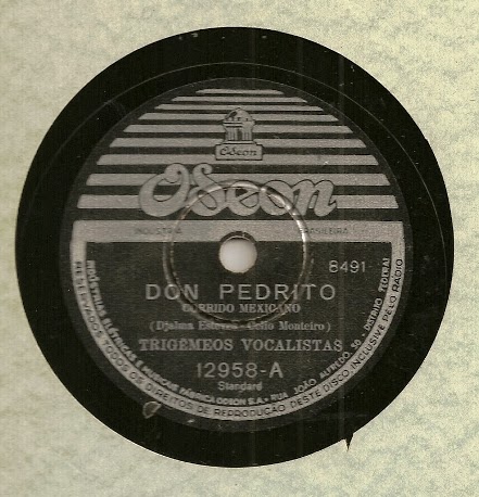 Trigêmeos Vocalistas – 78 RPM