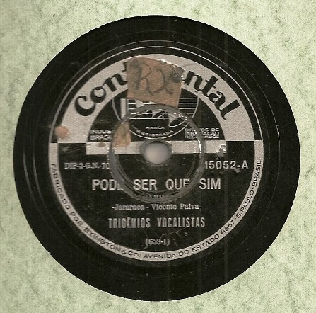 Trigêmeos Vocalistas – 78 RPM