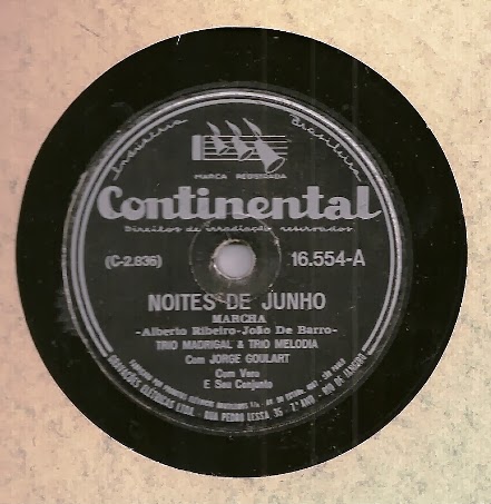 Trio Madrigal, Trio Melodia e Jorge Goulart – 78 RPM