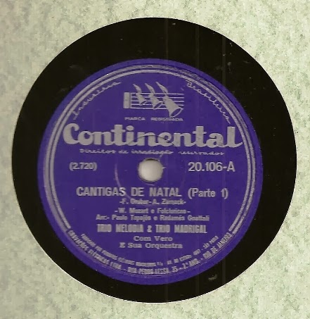 Trio Melodia e Trio Madrigal – 78 RPM