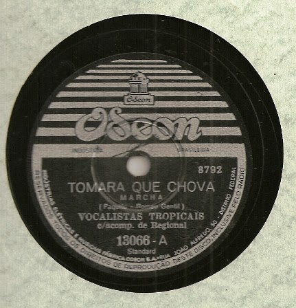 Vocalistas Tropicais – 78 RPM