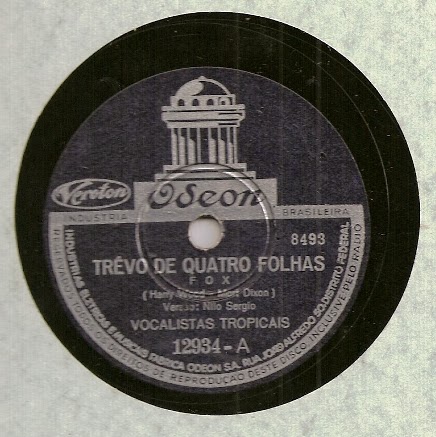 Vocalistas Tropicais – 78 RPM